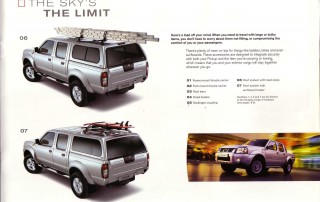 Nissan 4 x 4 accessory brochure page 4.