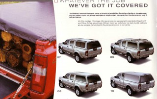 Nissan 4 x 4 accessory brochure page 5.