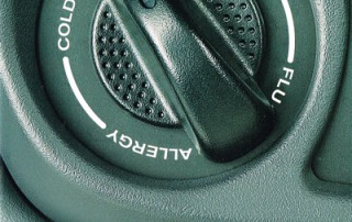 Nissan air con leaflet front cover.
