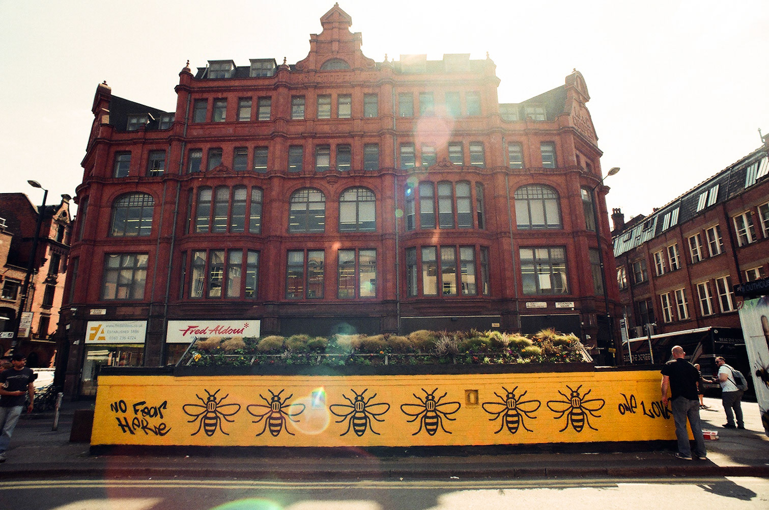 Stevenson Square, Manchester days after the bomb of May 22.